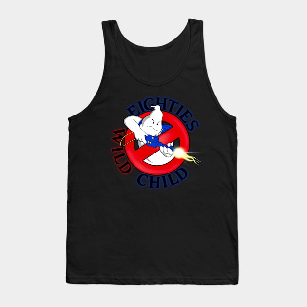 No Ghosts Tank Top by Eighties Wild Child